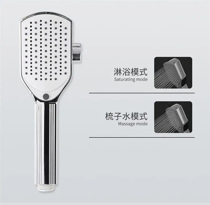 Square Three Function Kepala shower tangan