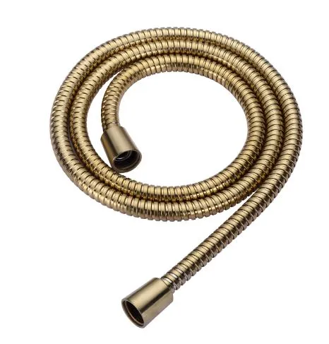 Shiny Golden Color Shower Hose Extenstion For Handhled Shower Head Or Faucet