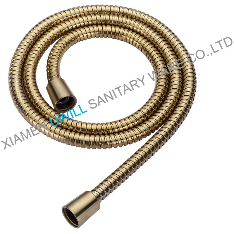 Brushed Brass Hand Shower Shower Hose